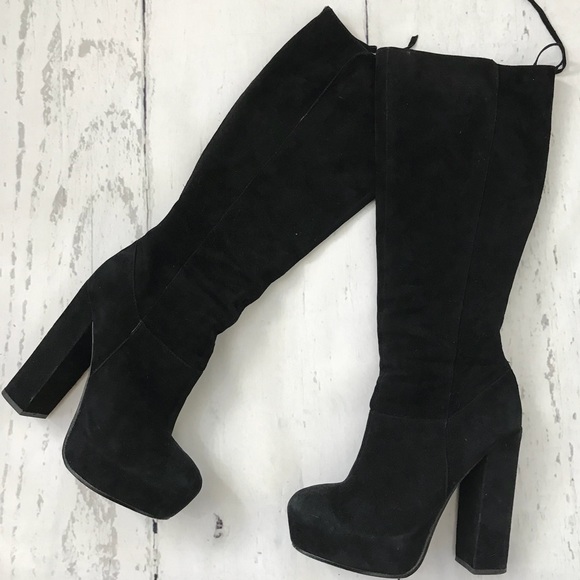 Dolce Vita Shoes - Dolce Vita Knee High Black Boots Size 8